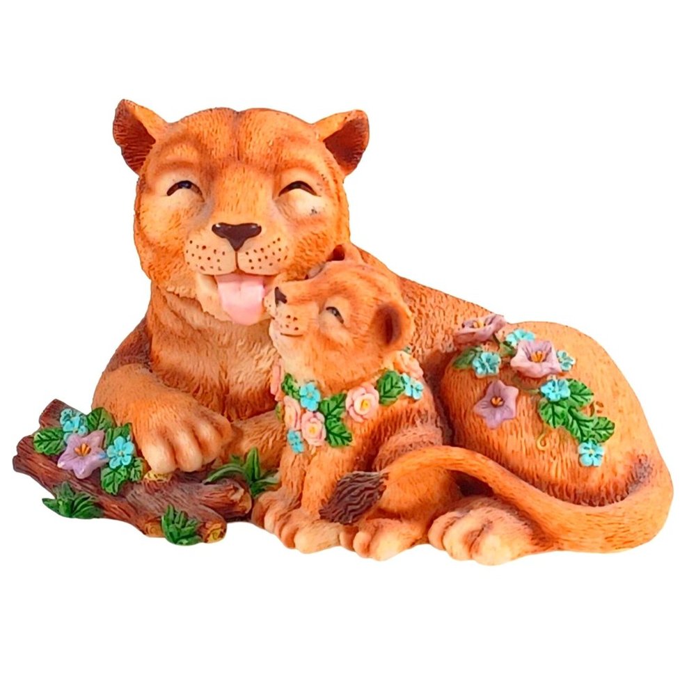 Vintage Lion Baby Cub Music Box Musical Figurine Plays You have a Friend in Me